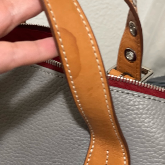 Dooney and Bourke pebble leather satchel - Picture 4 of 4